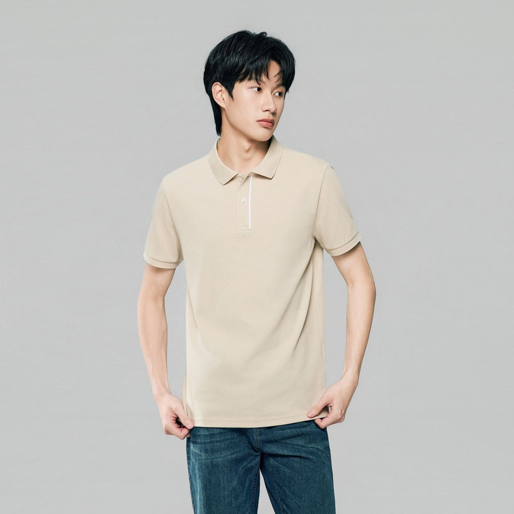 Giordano Men Slim Cotton Nylon Pique Polo - Premium Polo