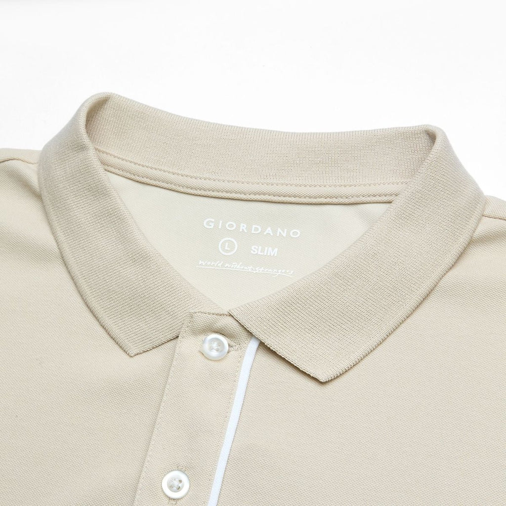 Giordano Men Slim Cotton Nylon Pique Polo - Premium Polo