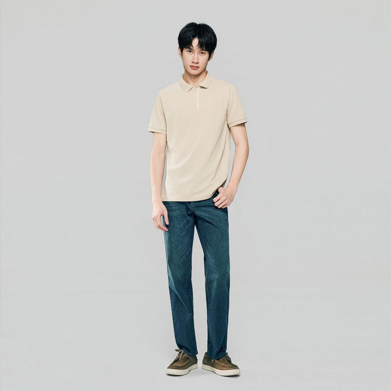 Giordano Men Slim Cotton Nylon Pique Polo - Premium Polo