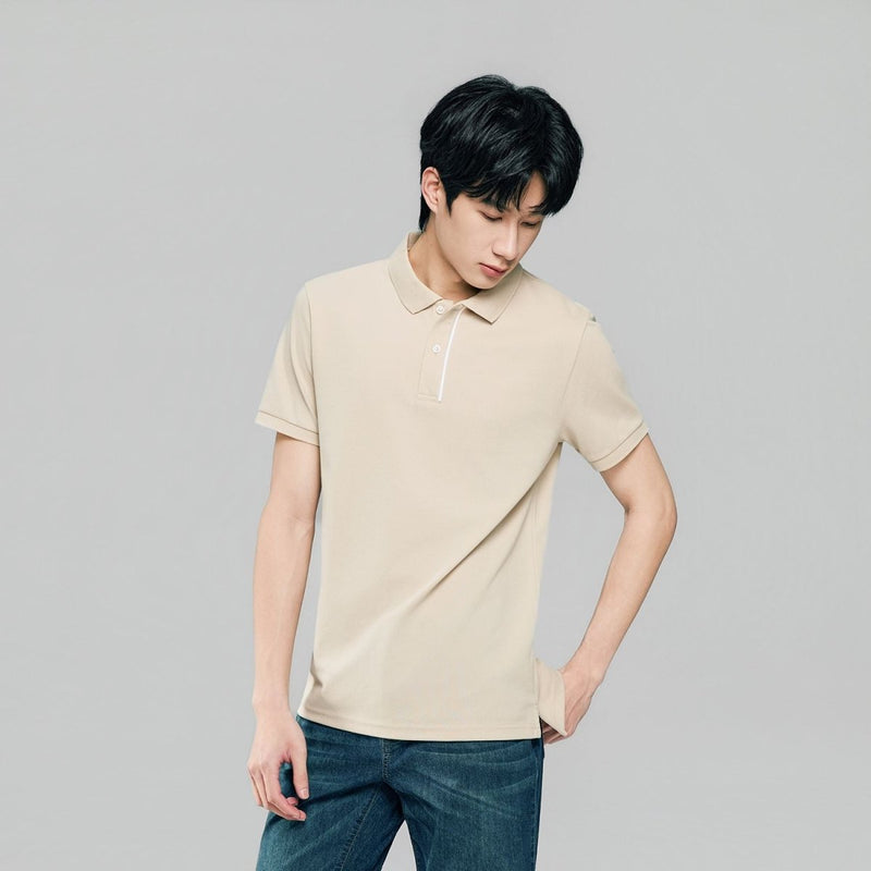 Giordano Men Slim Cotton Nylon Pique Polo - Premium Polo