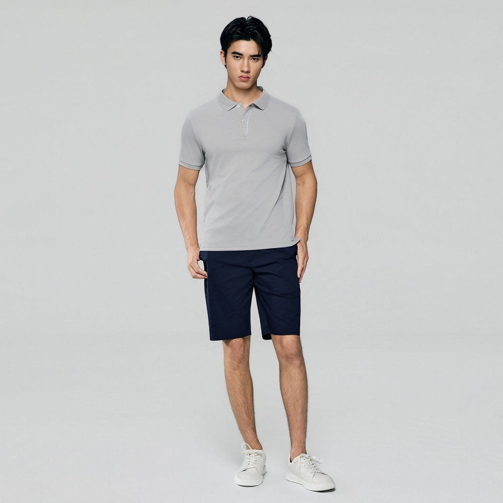 Giordano Men Slim Cotton Nylon Pique Polo - Premium Polo