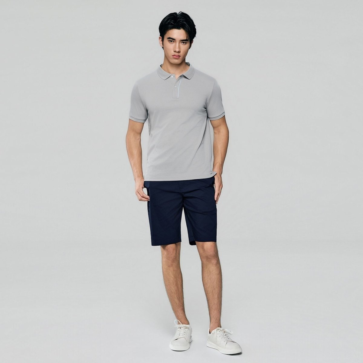 Giordano Men Slim Cotton Nylon Pique Polo - Premium Polo