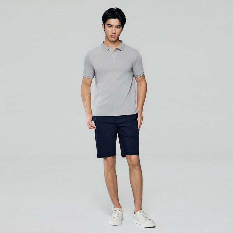 Giordano Men Slim Cotton Nylon Pique Polo - Premium Polo