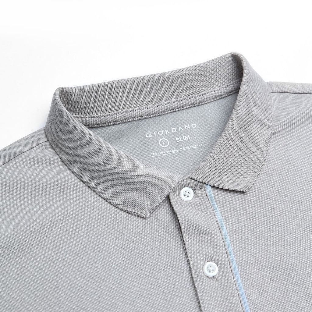 Giordano Men Slim Cotton Nylon Pique Polo - Premium Polo