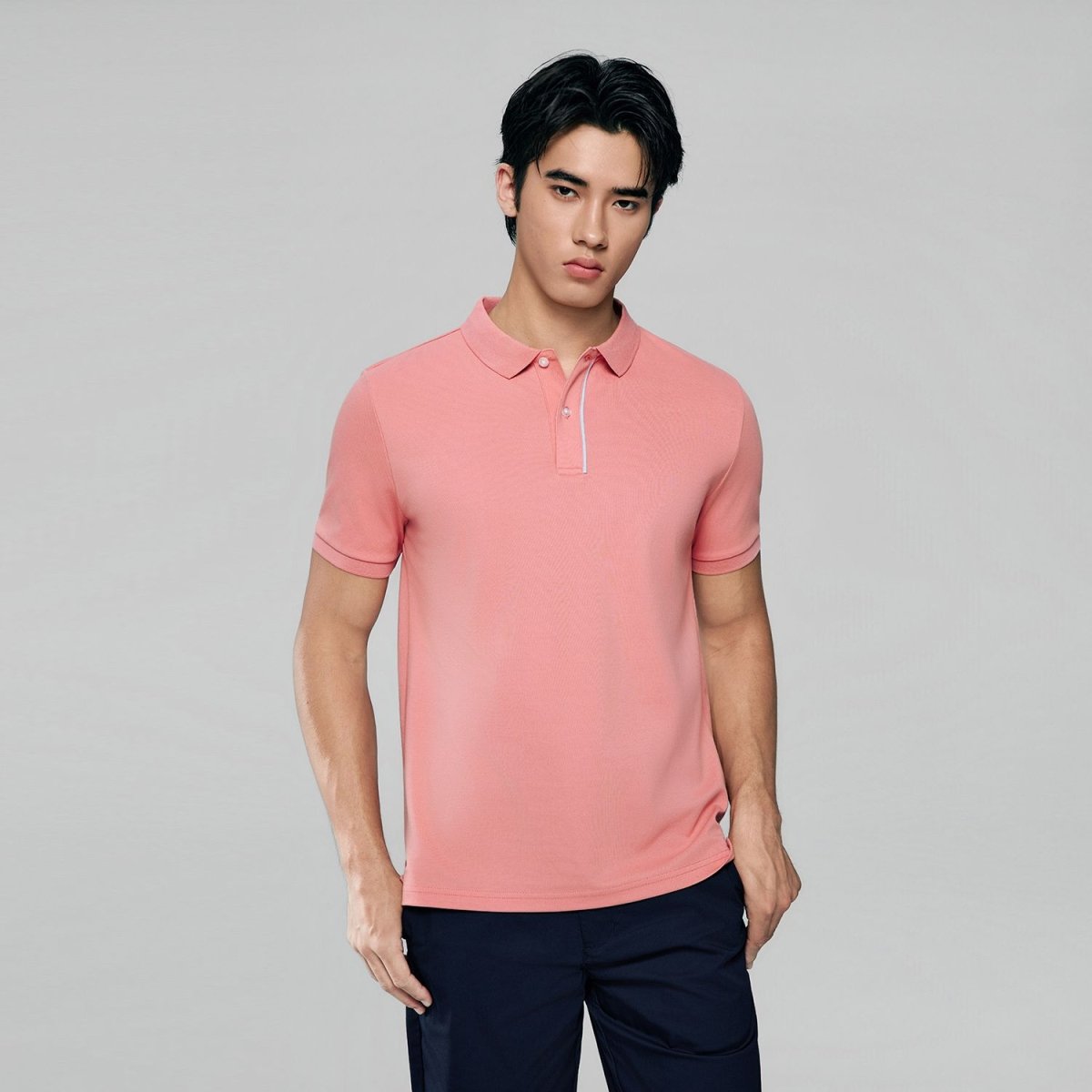 Giordano Men Slim Cotton Nylon Pique Polo - Premium Polo