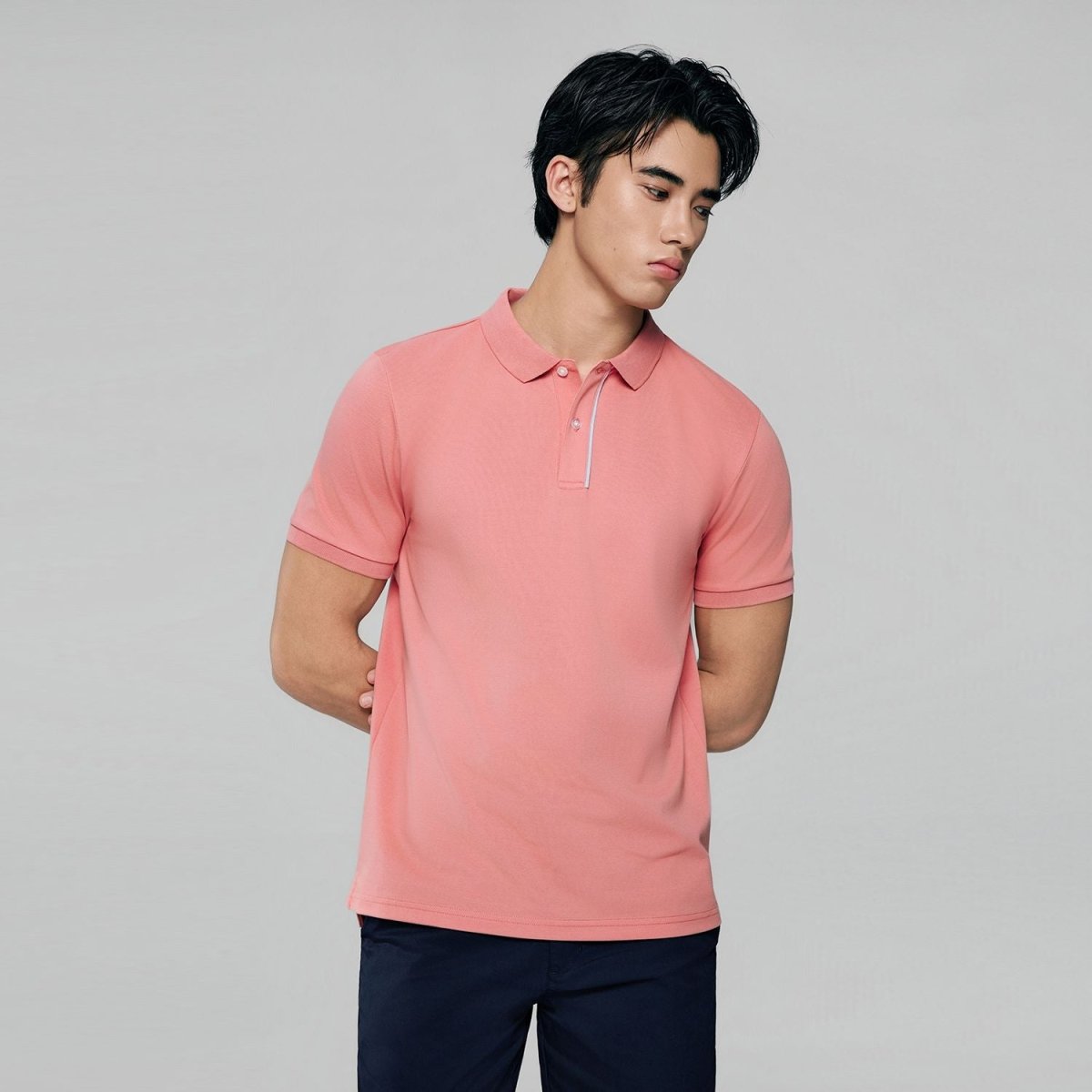 Giordano Men Slim Cotton Nylon Pique Polo - Premium Polo