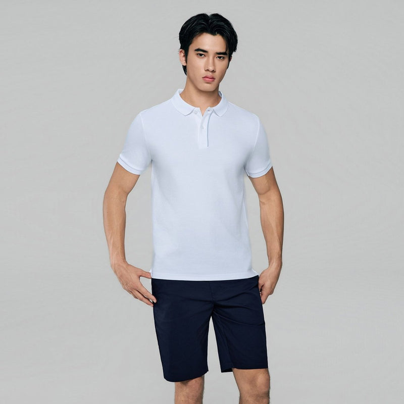 Giordano Men Slim Cotton Nylon Pique Polo - Premium Polo