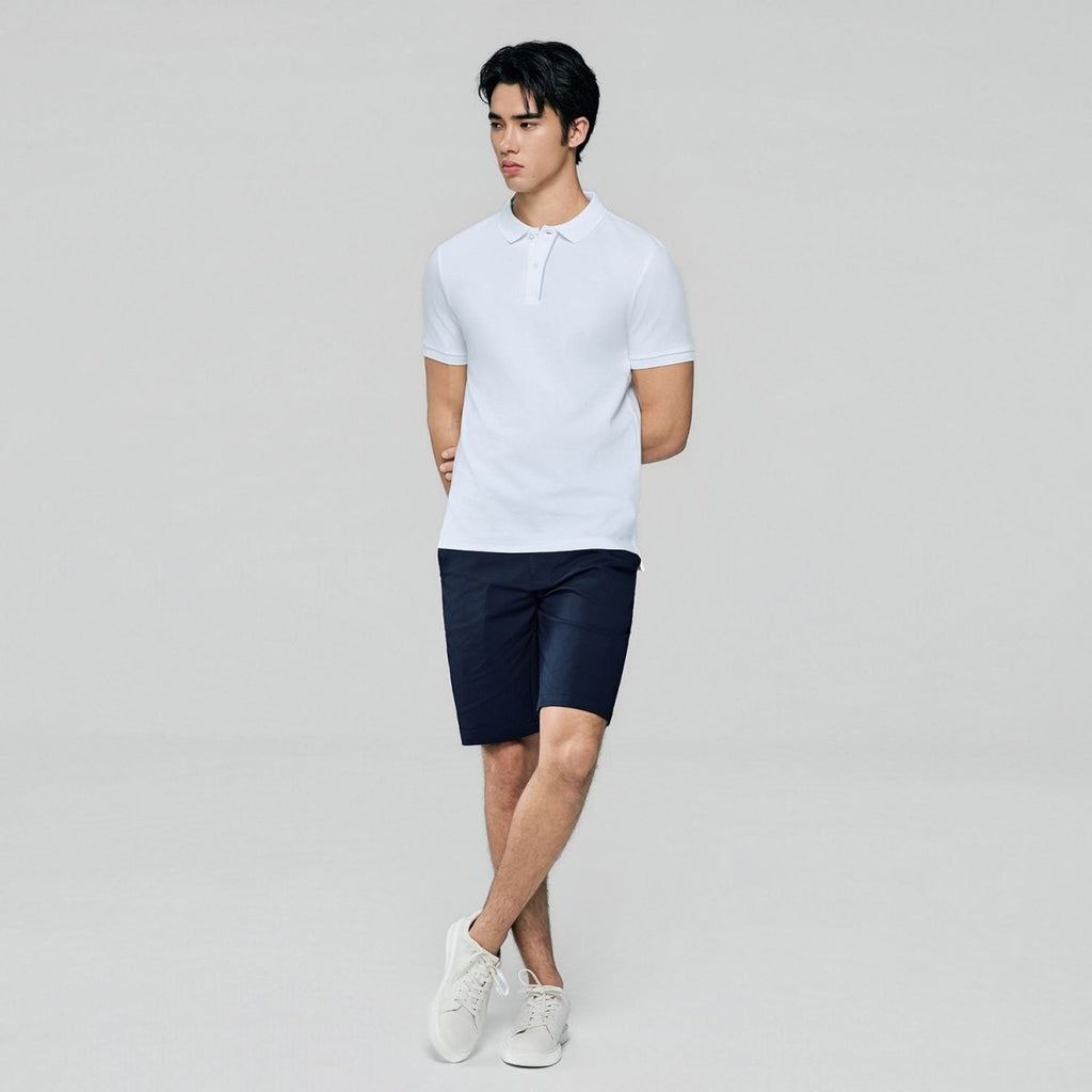 Giordano Men Slim Cotton Nylon Pique Polo - Premium Polo