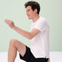 Giordano Men Slim Cotton Nylon Stretch G-Motion Tee - Premium Tee