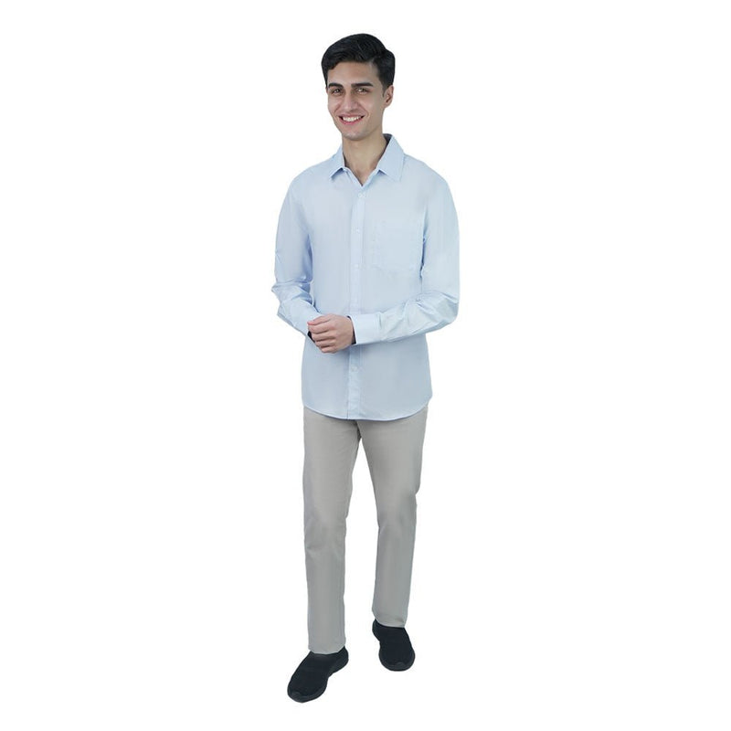 Giordano Men Slim Cotton Oxford Shirt - Premium Shirts