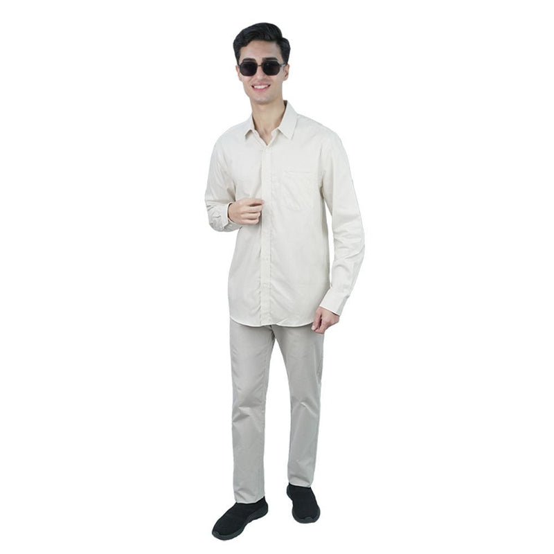 Giordano Men Slim Cotton Oxford Shirt - Premium Shirts