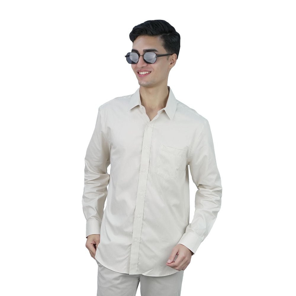 Giordano Men Slim Cotton Oxford Shirt - Premium Shirts