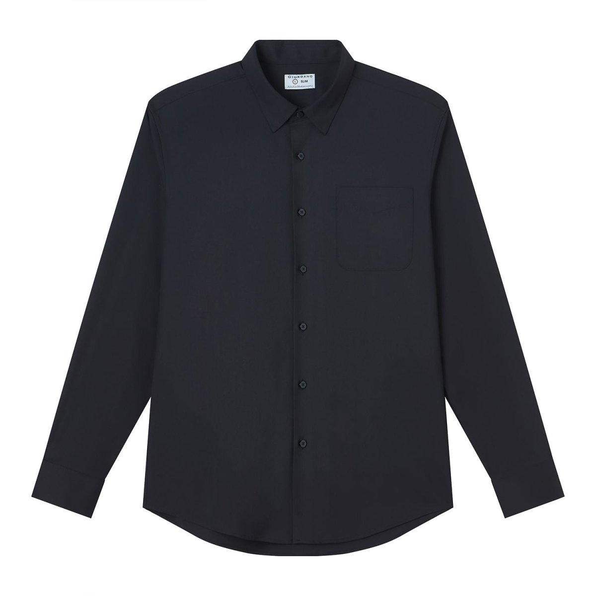 Giordano Men Slim Easy Care Modal Stretch Shirt - Premium Shirts