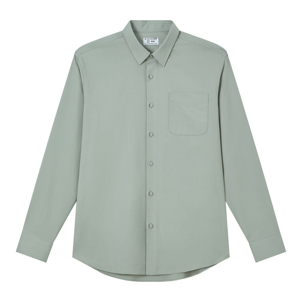 Giordano Men Slim Easy Care Modal Stretch Shirt - Premium Shirts