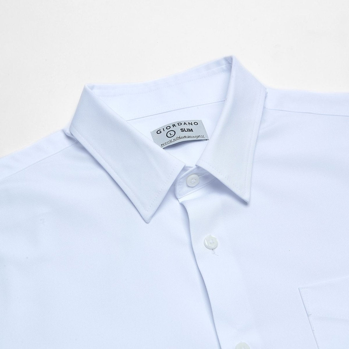 Giordano Men Slim Easy Care Modal Stretch Shirt - Premium Shirts