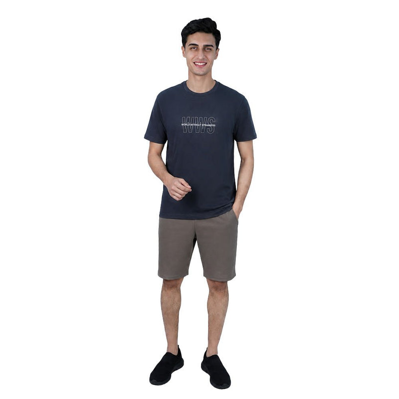 Giordano Men Slim Fit World Without Strangers Tee - Premium Print Tee