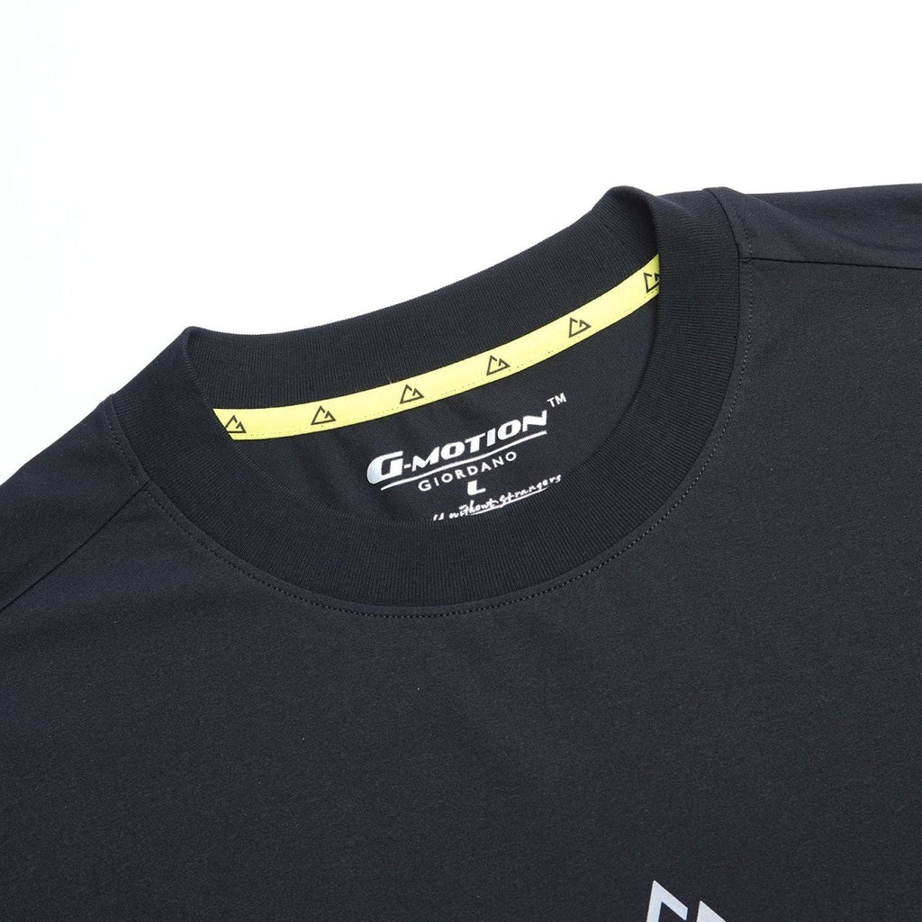 Giordano Men Slim G-Motion Quick Dry Crew Tee - Premium Tee