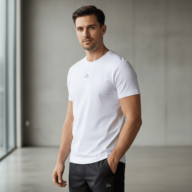Giordano Men Slim G-Motion Quick Dry Crew Tee - Premium Tee