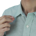 Giordano Men Slim Linen Blend Short Sleeve Shirt - Premium Shirts