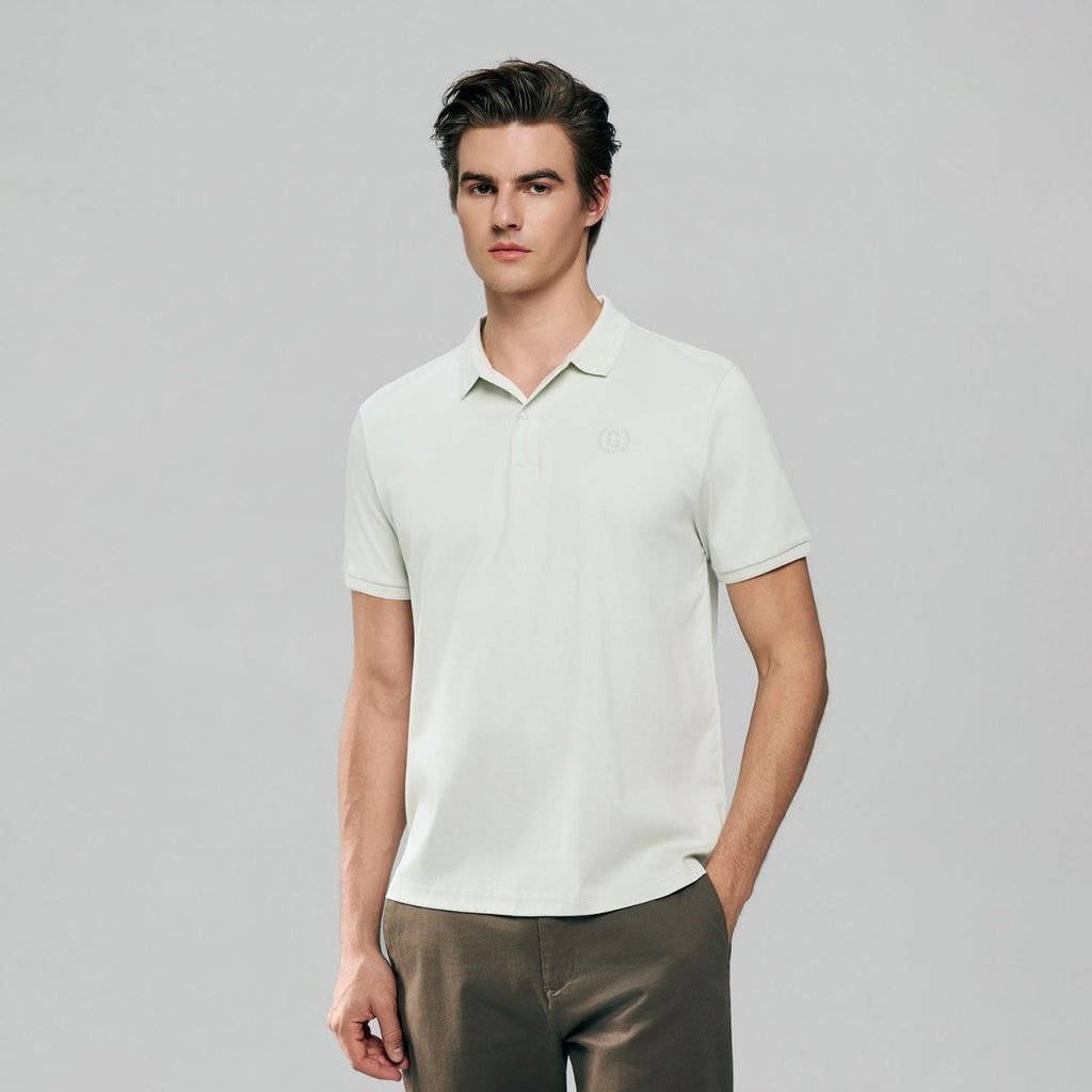 Giordano Men Slim Liquid Ammonia Cotton Polo Shirt - Premium Polo