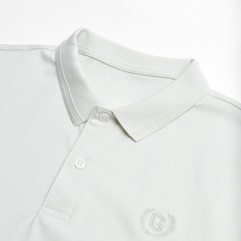 Giordano Men Slim Liquid Ammonia Cotton Polo Shirt - Premium Polo