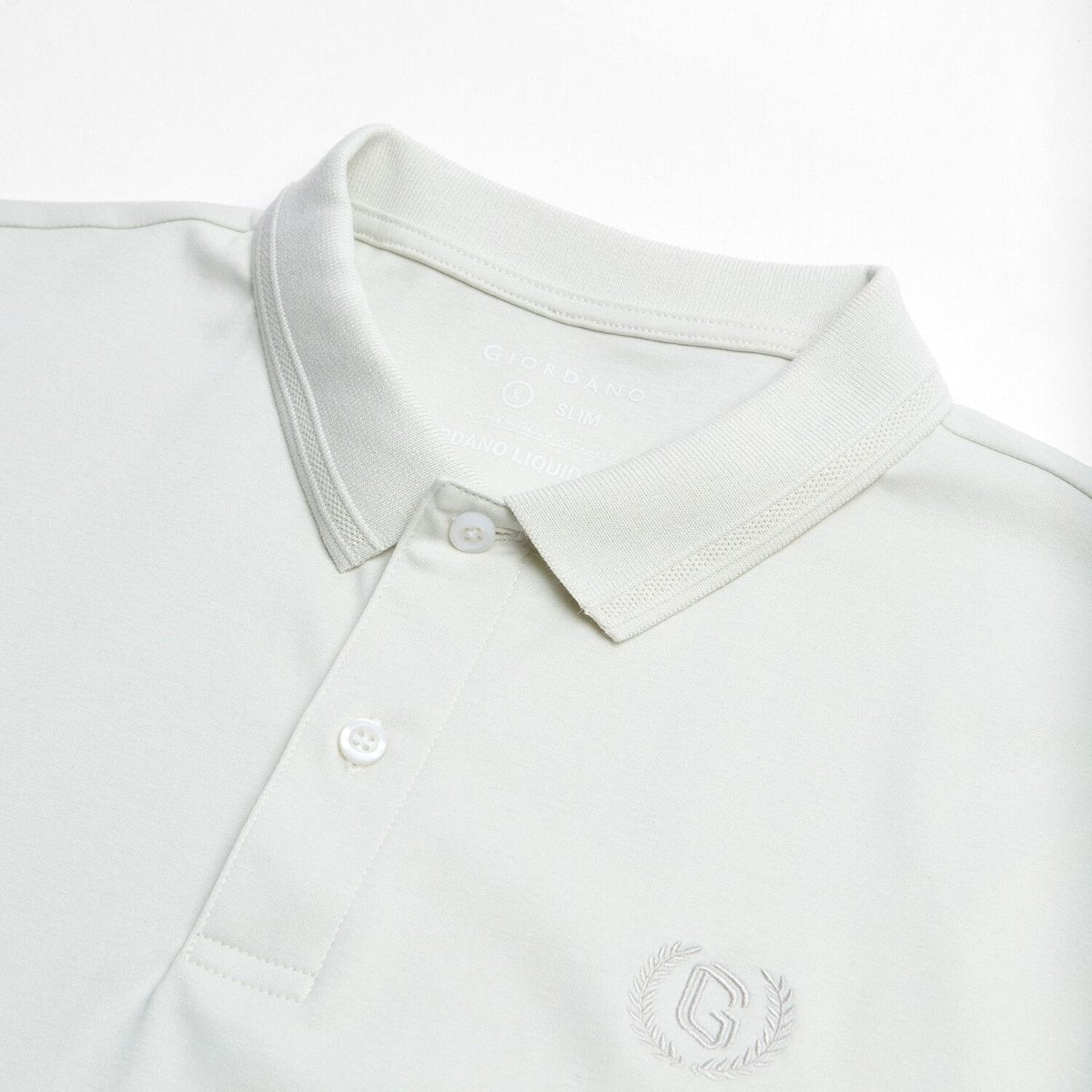 Giordano Men Slim Liquid Ammonia Cotton Polo Shirt - Premium Polo