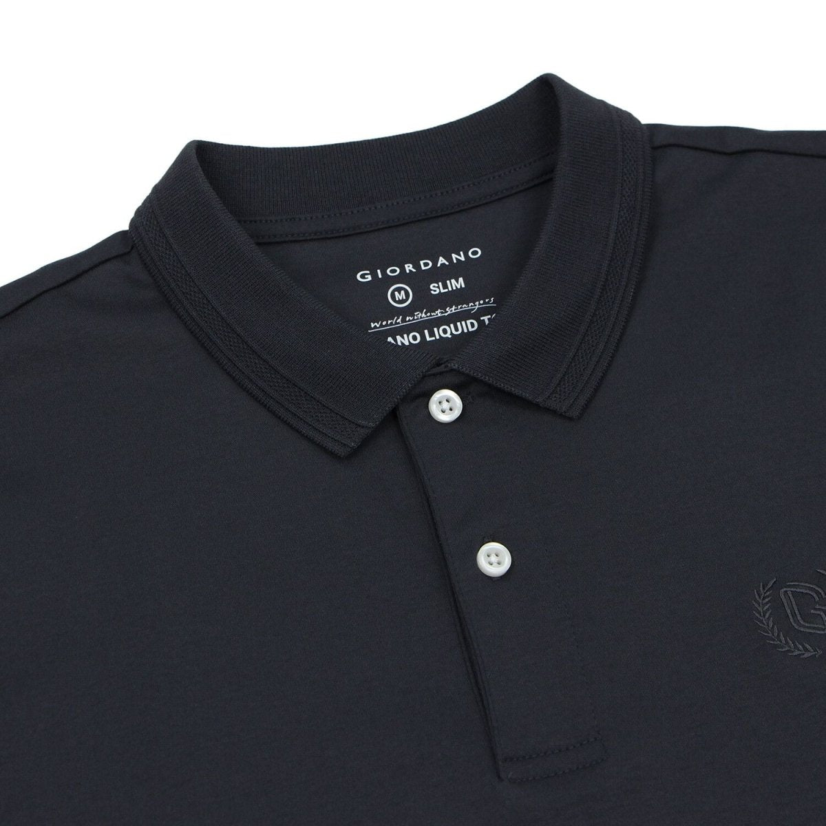Giordano Men Slim Liquid Ammonia Cotton Polo Shirt - Premium Polo