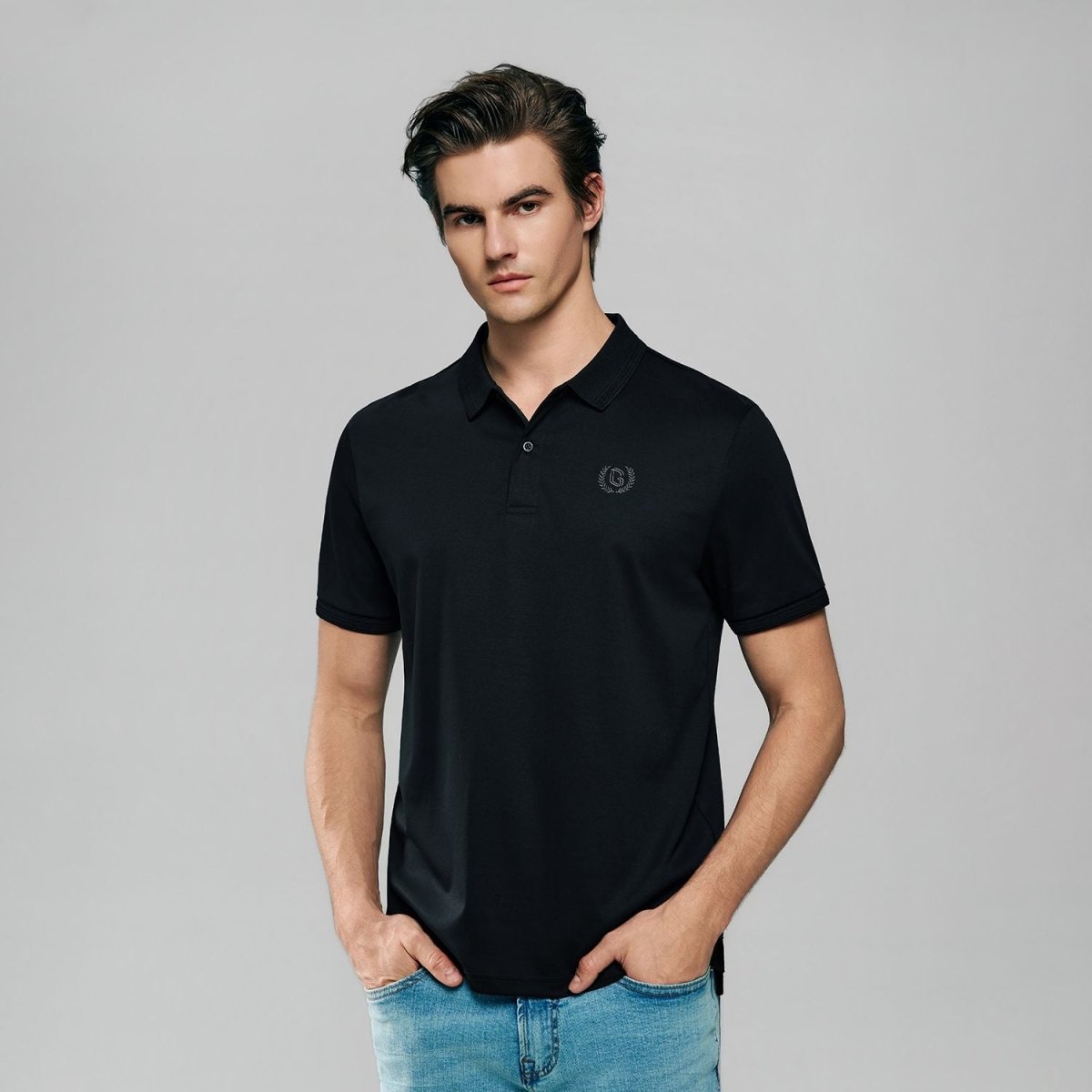 Giordano Men Slim Liquid Touch Cotton Polo Shirt - Premium Polo