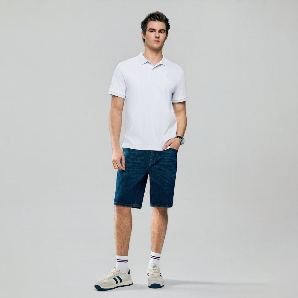 Giordano Men Slim Liquid Touch Cotton Polo Shirt - Premium Polo