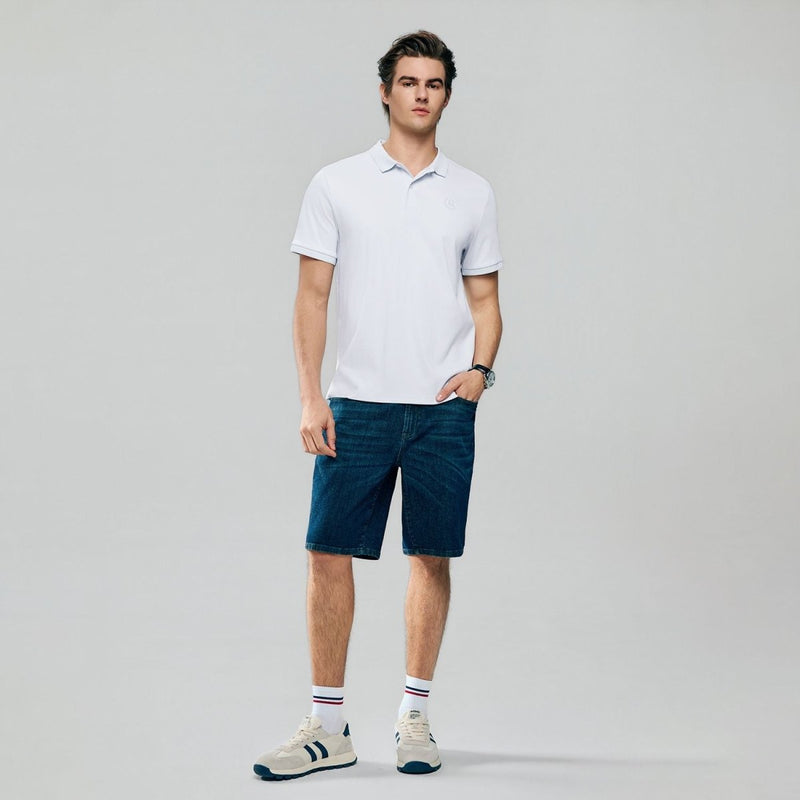 Giordano Men Slim Liquid Touch Cotton Polo Shirt - Premium Polo