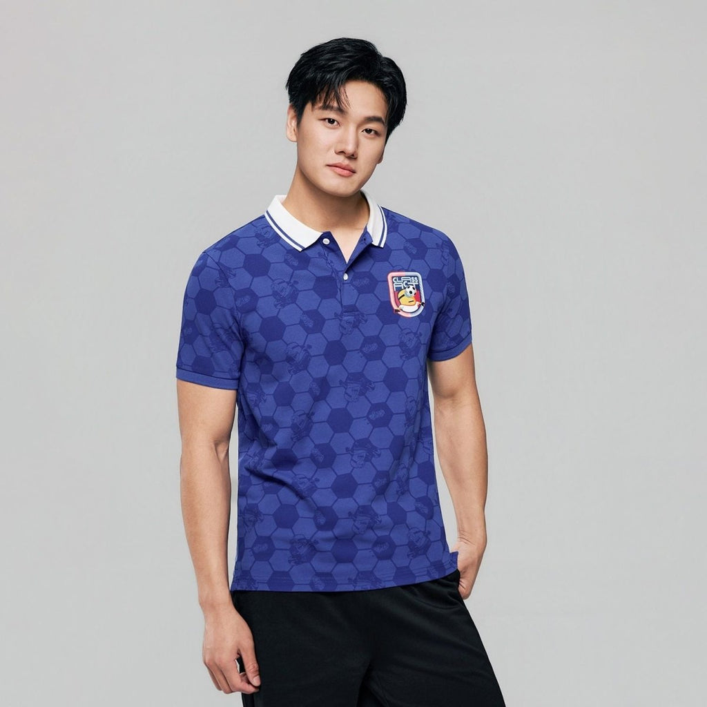 Giordano Men Slim Minions World Cup Pique Polo - Premium Polo