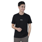 Giordano Men Slim Motto Back Printed Cotton Tee - Premium Print Tee