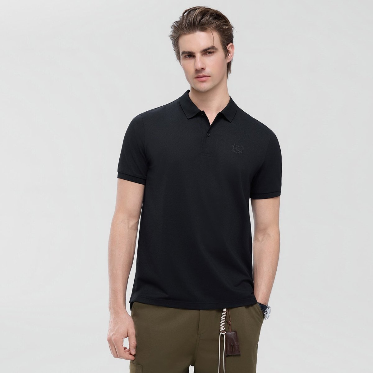 Giordano Men Slim Stretch Pique Blend Polo Shirt - first_variant_option_2 Premium Polo for Giordano