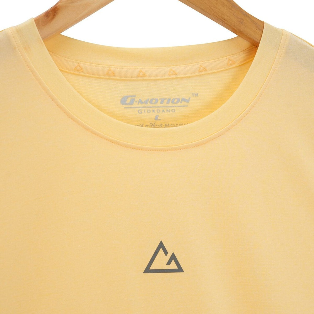 Giordano Men Slim Ultralight G - Motion Jacquard Tee - first_variant_option_2 Premium Tee for Giordano