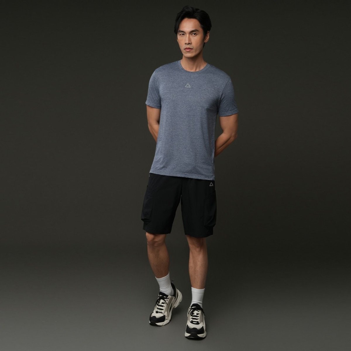 Giordano Men Slim Ultralight G - Motion Jacquard Tee - first_variant_option_2 Premium Tee for Giordano