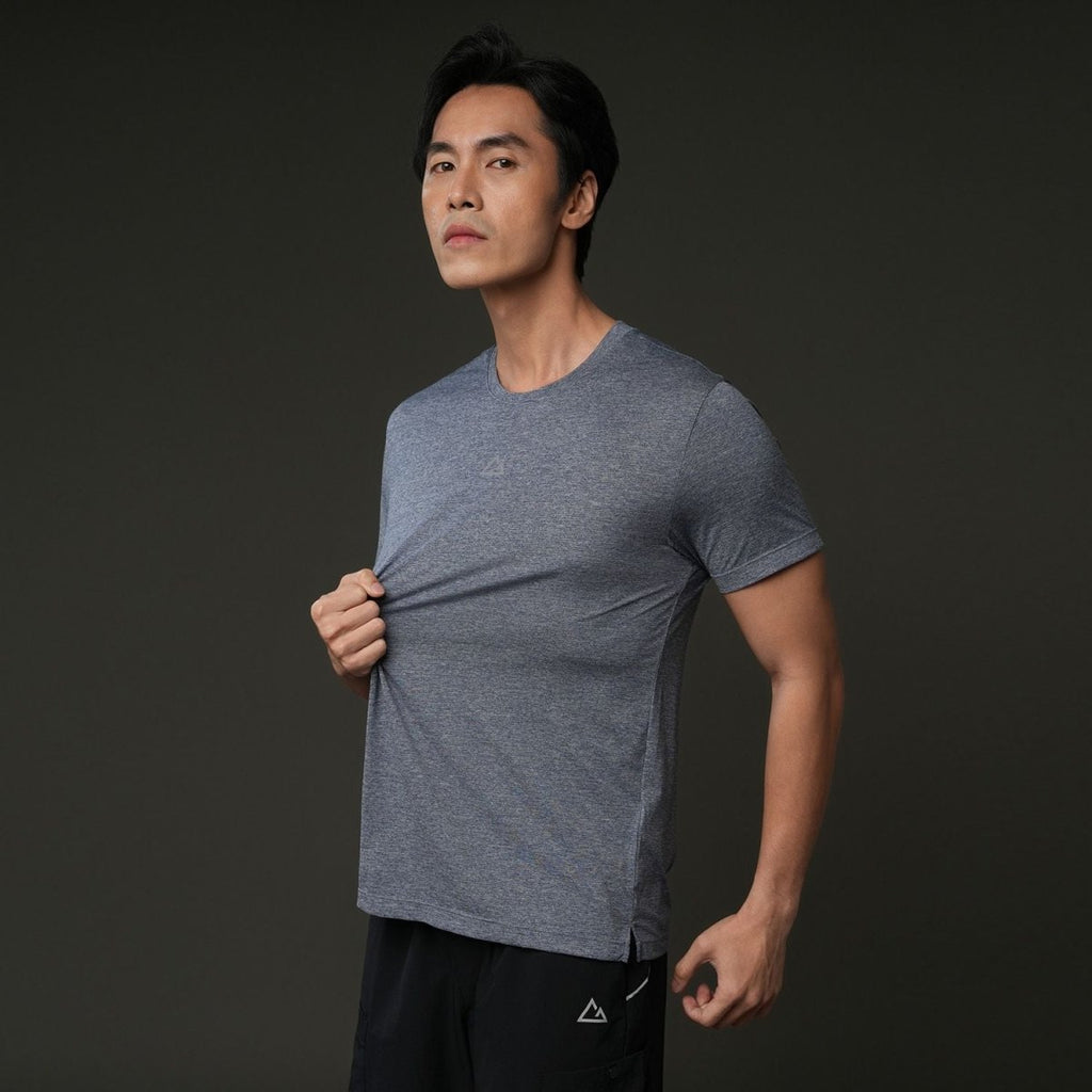 Giordano Men Slim Ultralight G - Motion Jacquard Tee - first_variant_option_2 Premium Tee for Giordano
