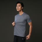 Giordano Men Slim Ultralight G - Motion Jacquard Tee - first_variant_option_2 Premium Tee for Giordano