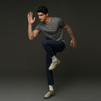 Giordano Men Slim Ultralight G - Motion Jacquard Tee - first_variant_option_2 Premium Tee for Giordano