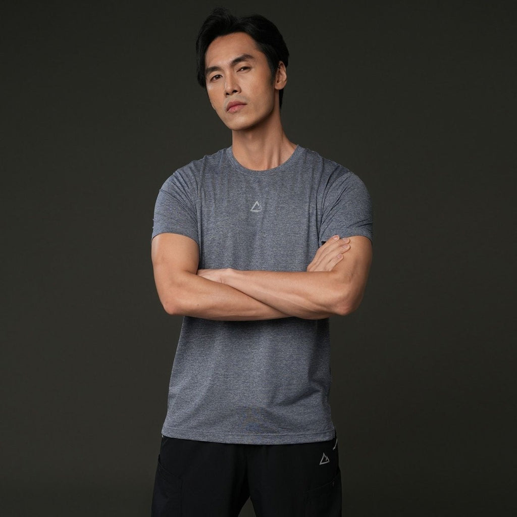 Giordano Men Slim Ultralight G - Motion Jacquard Tee - first_variant_option_2 Premium Tee for Giordano