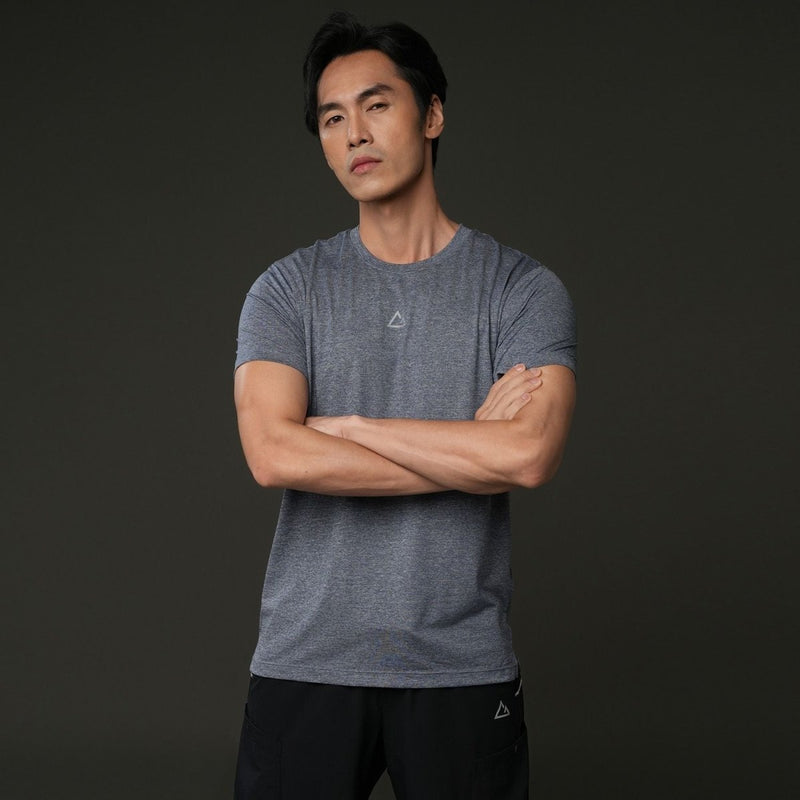 Giordano Men Slim Ultralight G - Motion Jacquard Tee - first_variant_option_2 Premium Tee for Giordano