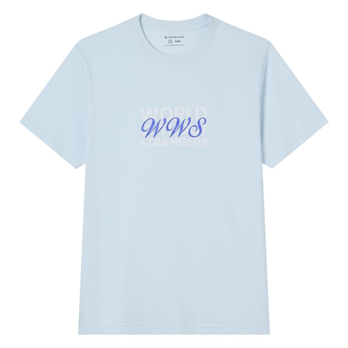 Giordano Men Slim World Without Strangers Print Tee - Premium Print Tee