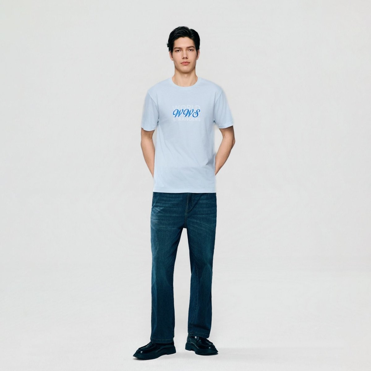 Giordano Men Slim World Without Strangers Print Tee - Premium Print Tee