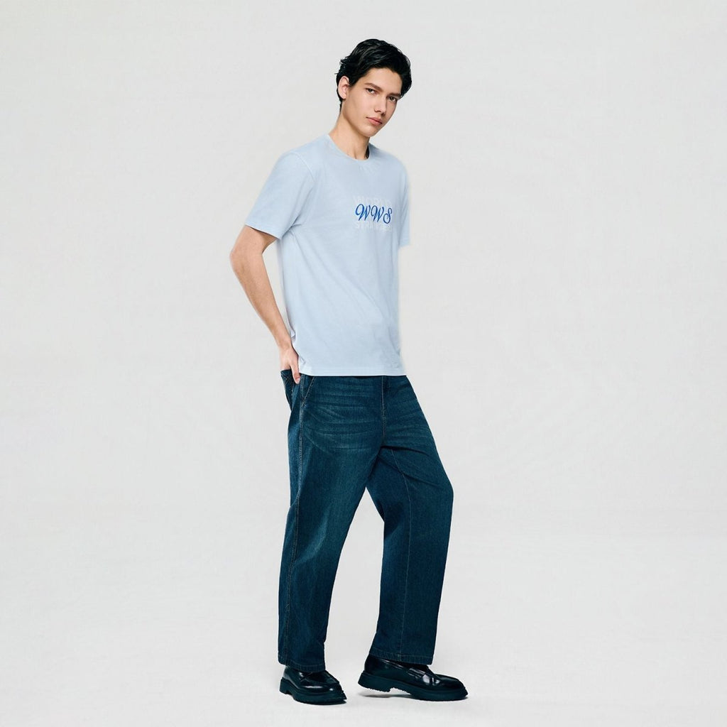 Giordano Men Slim World Without Strangers Print Tee - Premium Print Tee