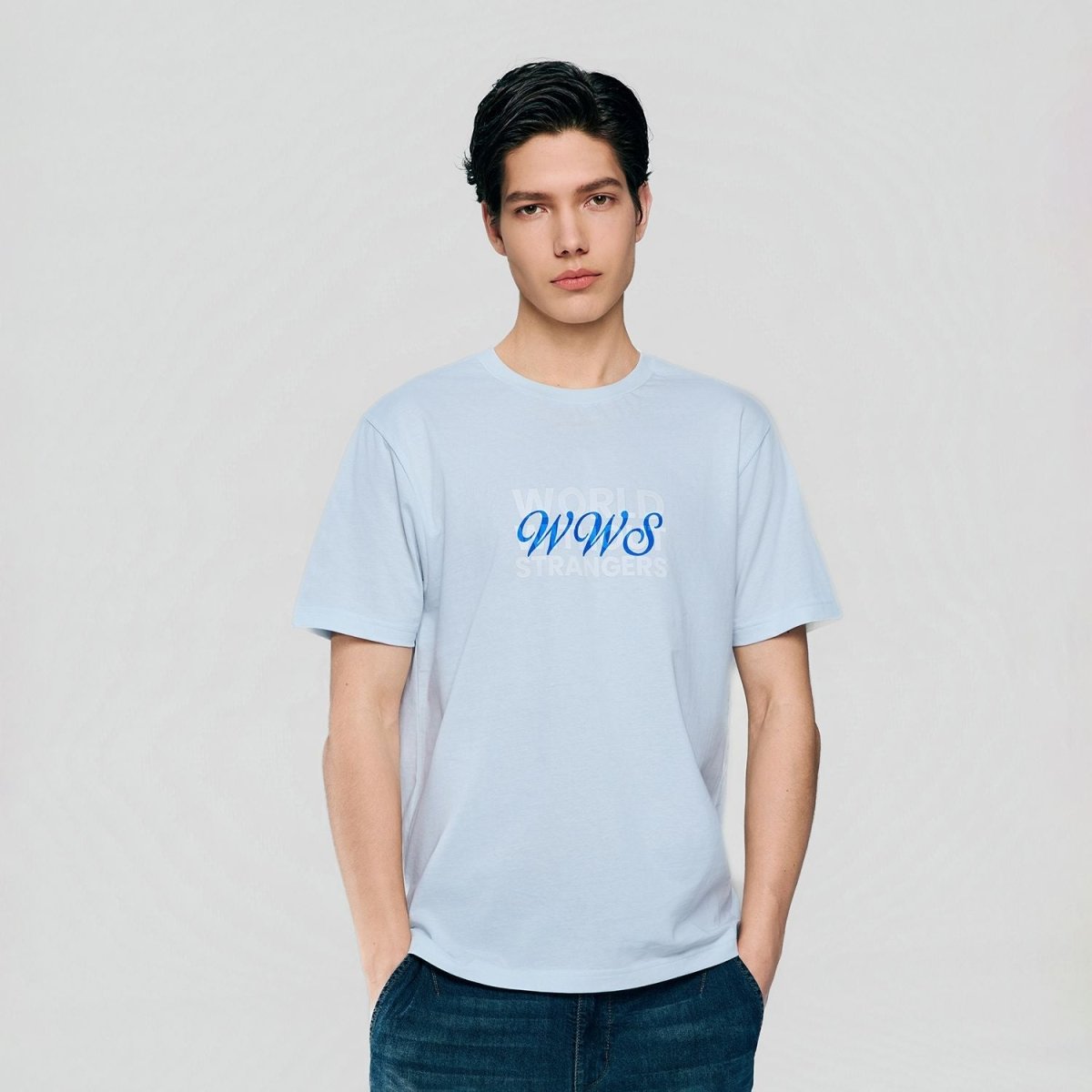 Giordano Men Slim World Without Strangers Print Tee - Premium Print Tee