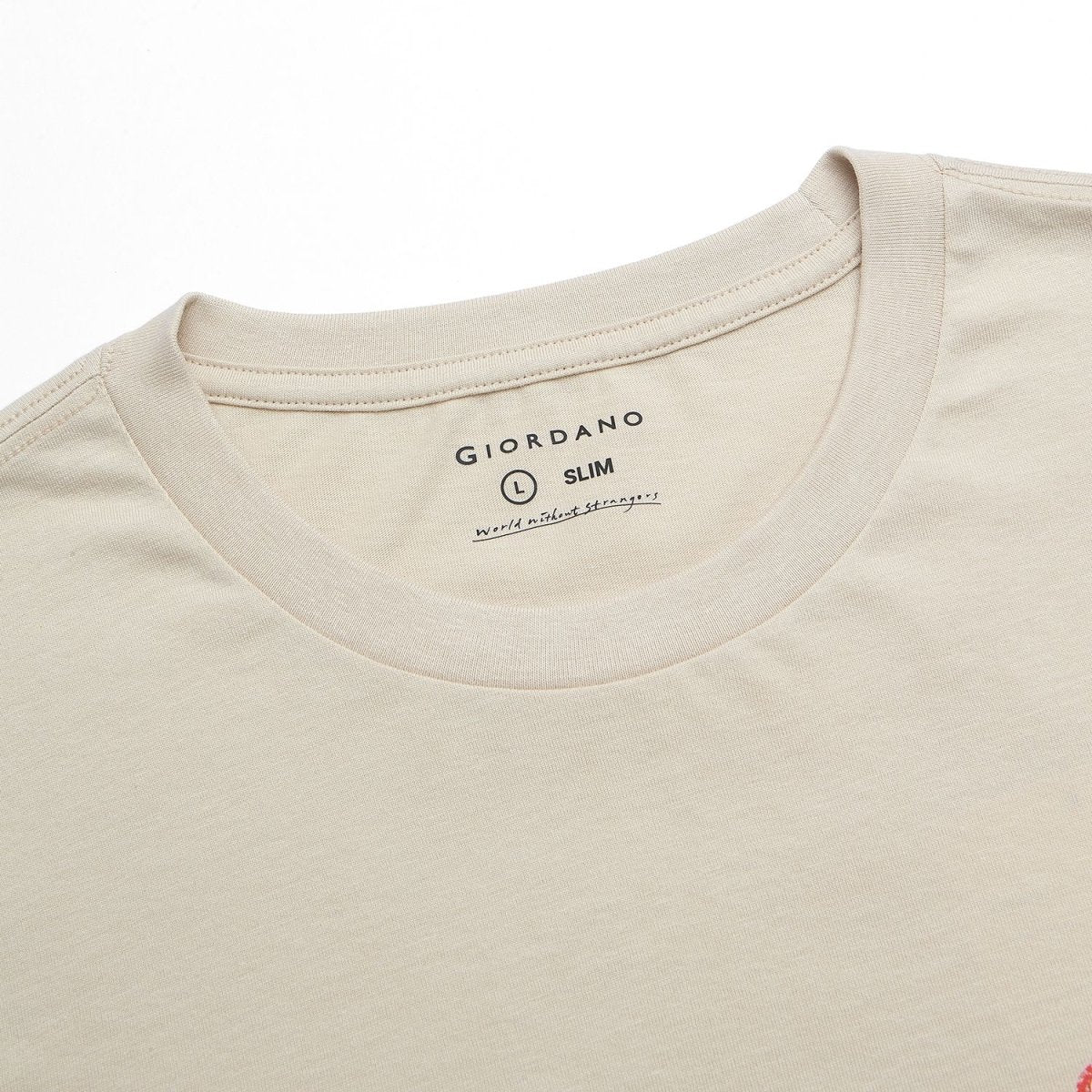 Giordano Men Slim World Without Strangers Print Tee - Premium Print Tee