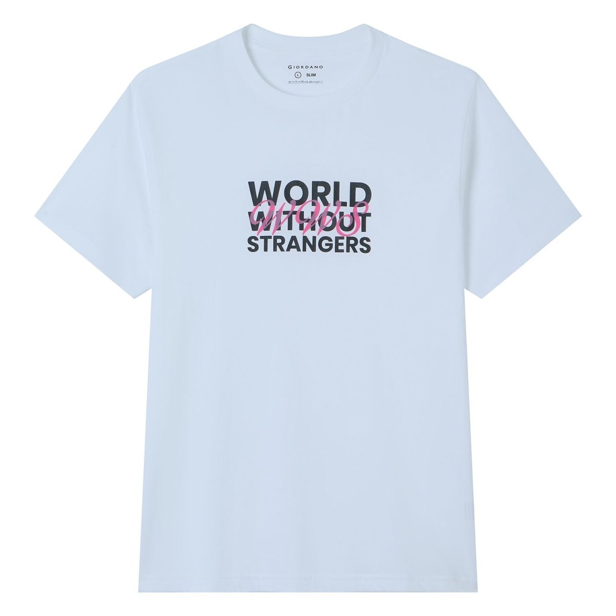 Giordano Men Slim World Without Strangers Print Tee - Premium Print Tee