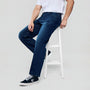 Giordano Men Straight Stretch Denim Indigo Jeans - Premium Jeans