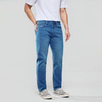 Giordano Men Tapered Stretch Denim Indigo Jeans - Premium Jeans