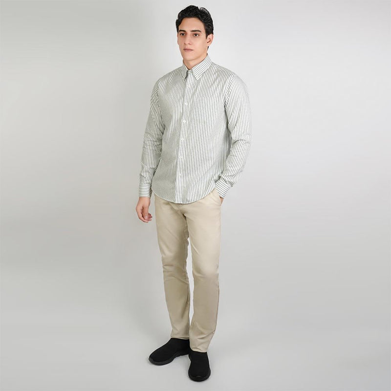 Giordano Men Wrinkle Free Regular Fit Oxford Shirt - Premium Shirts