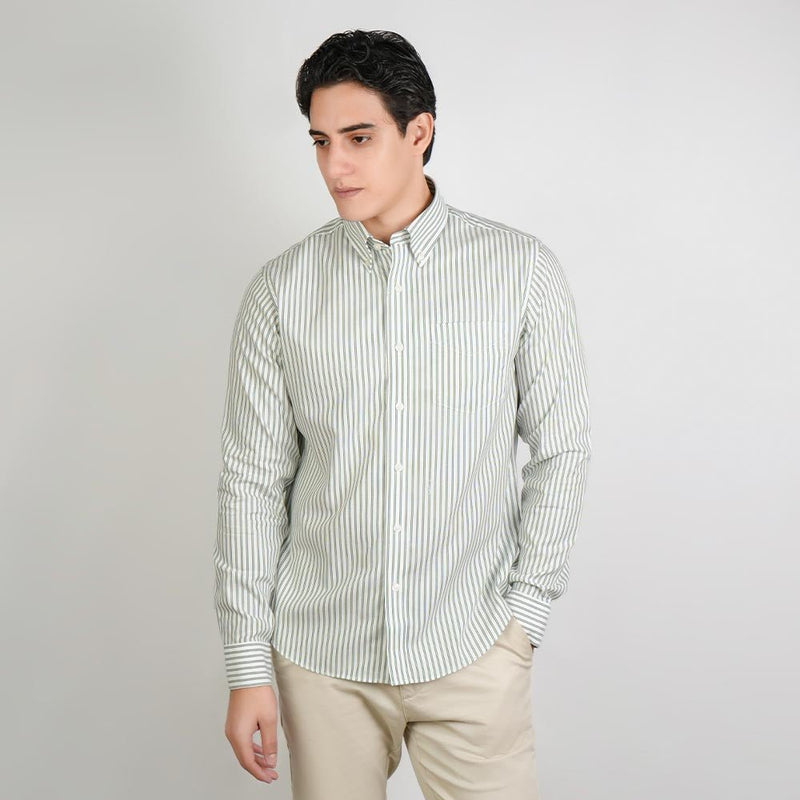 Giordano Men Wrinkle Free Regular Fit Oxford Shirt - Premium Shirts